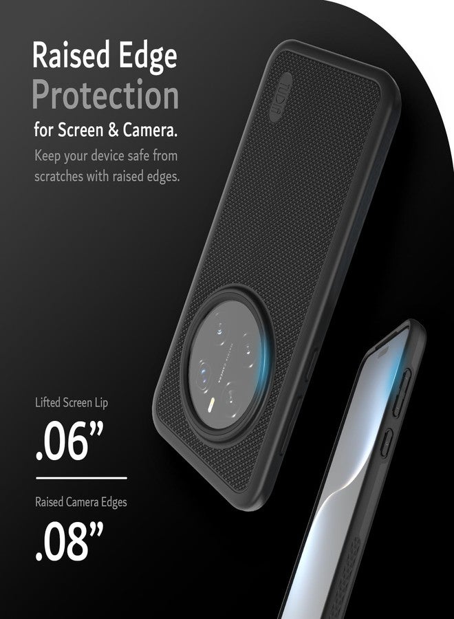 توديا جراب TUDIA DualShield Grip مصمم خصيصًا لهاتف Honor Magic 7 Pro 5G (2025)، [MergeGrip] جراب هاتف متين وخفيف الوزن ذو طبقتين مقاوم للصدمات، من الدرجة العسكرية (أسود، متوافق مع Magsafe) - Image 5